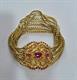 Importante bracciale in oro 18 carati e rubini