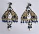 Orecchini chandelier perle e pietre