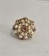 Anello in oro e perle