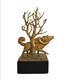 Barry,St.Bernard-Scultura in bronzo dorato