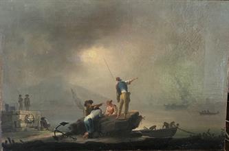 Lotto 6 - Marina con pescatori