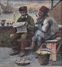 Lotto 7 - Vecchio pescatore a Venezia