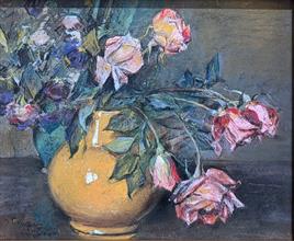 Lotto 77 - Vaso con fiori