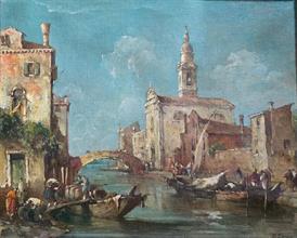 Lotto 83 - Scorcio veneziano