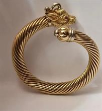 Lotto 2 - Importante bracciale in oro giallo 18 carati