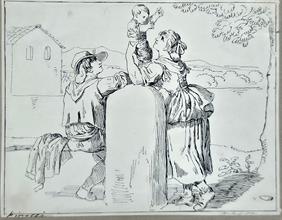 Lotto 50 - Bartolomeo Pinelli ( Roma 1781- Roma 1835)
