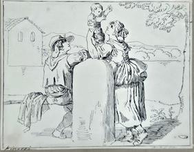 Lotto 50 - Bartolomeo Pinelli ( Roma 1781- Roma 1835)