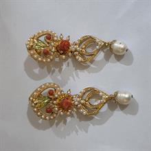 Lotto 113 - Eleganti orecchini stile Liberty