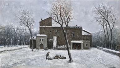Lotto 17 - Paesaggio innevato 