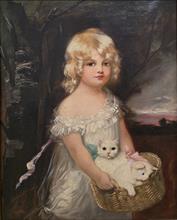 Lotto 60 - Bambina con gatto
