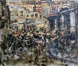 Lotto 3 - Alvaro Danti (1911-1985).Paesaggio.Cm.50 x 60