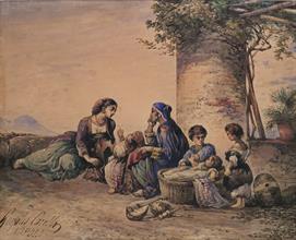 Lotto 35 - Consalvo Carelli (Napoli,1818 – Napoli, 1900) 