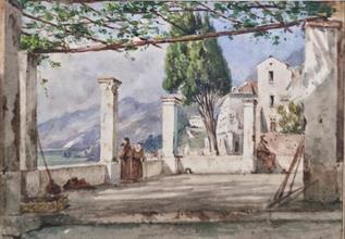 Lotto 110 - Artista napoletano XIX secolo ,monogramma G.G.